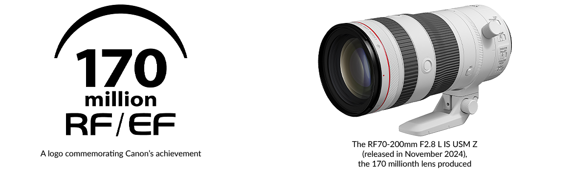 Canon's RF/EF Lens Production Exceeds 170 Million Units, Extending